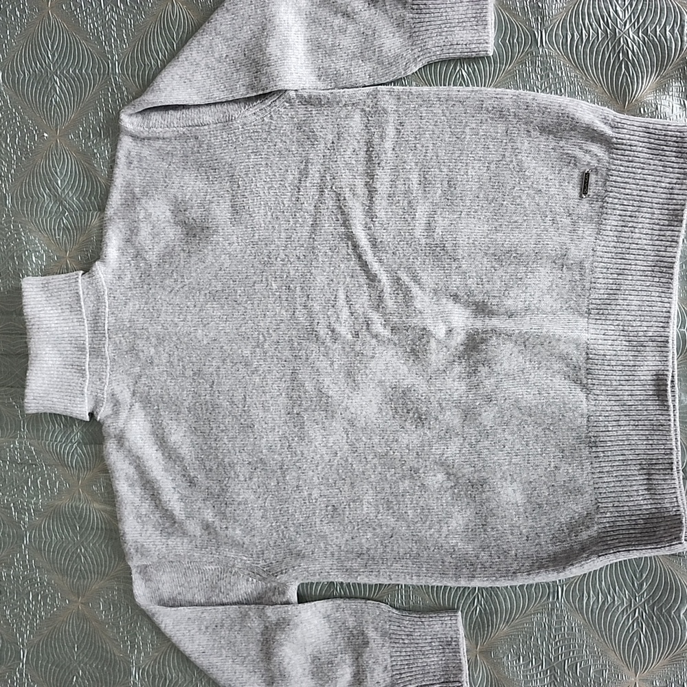 Calvin Klein Drop Seam Shoulder Knit Turtleneck